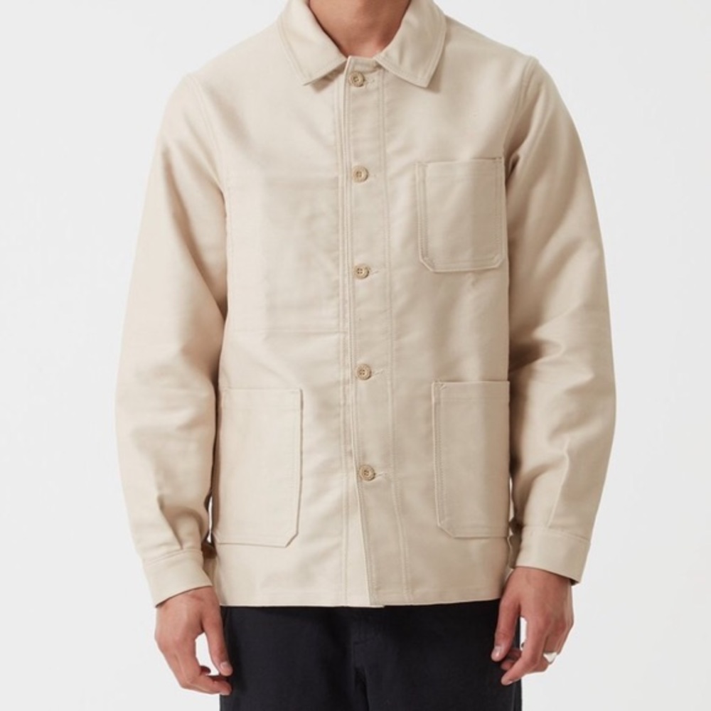 Original French Work Chore Labor Jacket Khaki